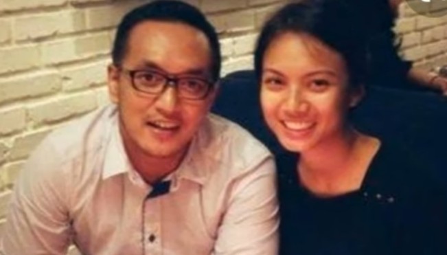 Dewinta Illinia, anak Sri Mulyani, bersama suaminya, Andi Yura. (Tangkapan layar YouTube)